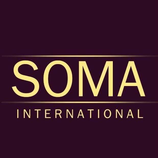 Soma - Pompom Thong - Gold - Leather