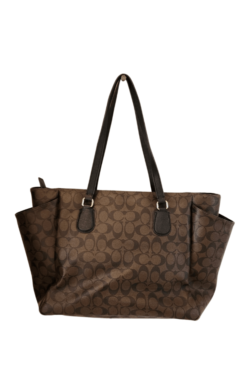 Coach signature diaper bag on sale