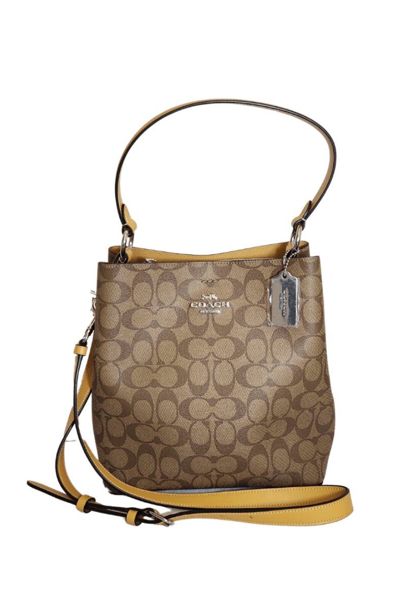 Coach signature bucket bag on sale