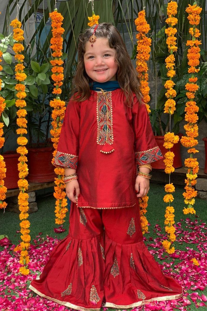 Kids gharara fashion