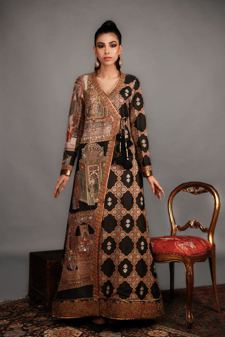 Shamaeel - TRE-14 - Sheesha Silk and Khaddi Silk - 2 Piece