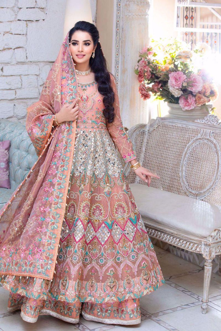 Zahra Ahmad - Noorani - Pink - Organza - 2 Piece