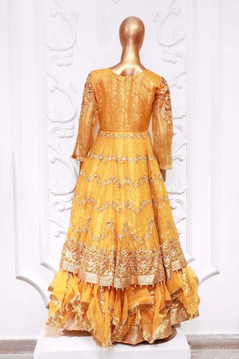 Zahra Ahmad - EB-70-B - Yellow - 3 Piece