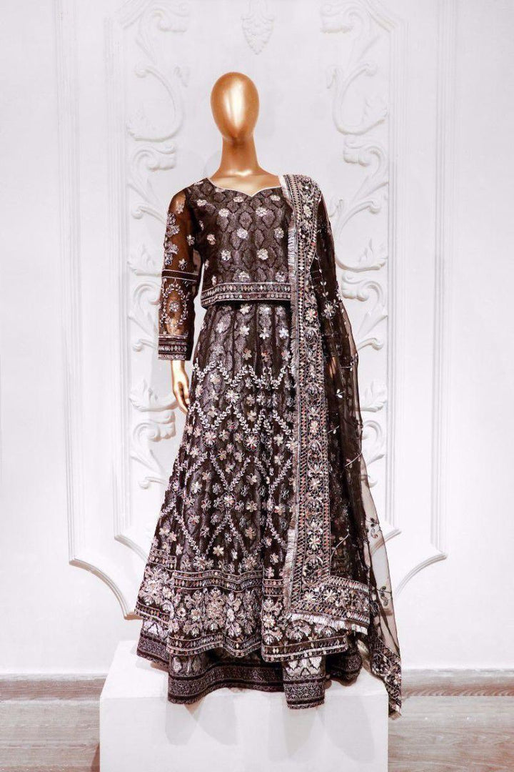 Zahra Ahmad - EB-59-B - Silver - 3 Piece