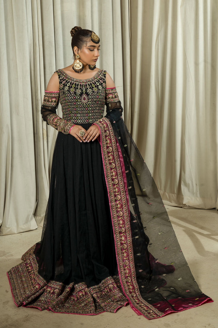 Arif Ashraf - Sahiba - Black - Organza - 3 Piece