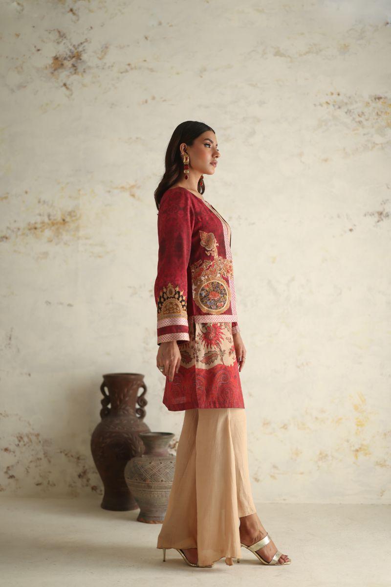 Shamaeel - RE-2 - Silk - 2 Piece