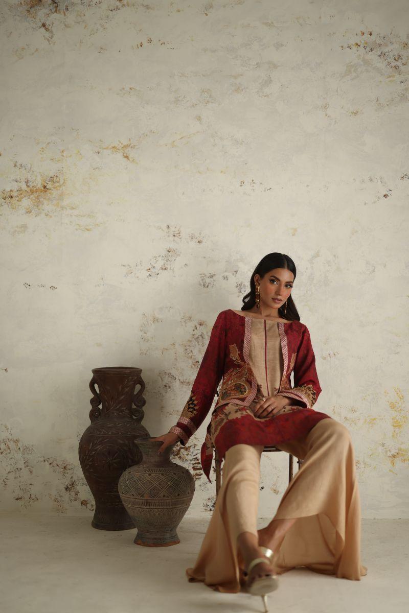 Shamaeel - RE-2 - Silk - 2 Piece