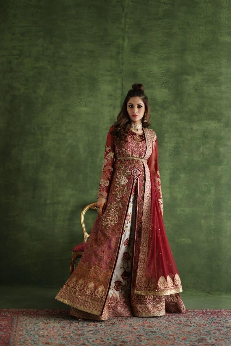 Shamaeel - CE-02 - Lehnga - Silk & Net - 3 Piece - Studio by TCS