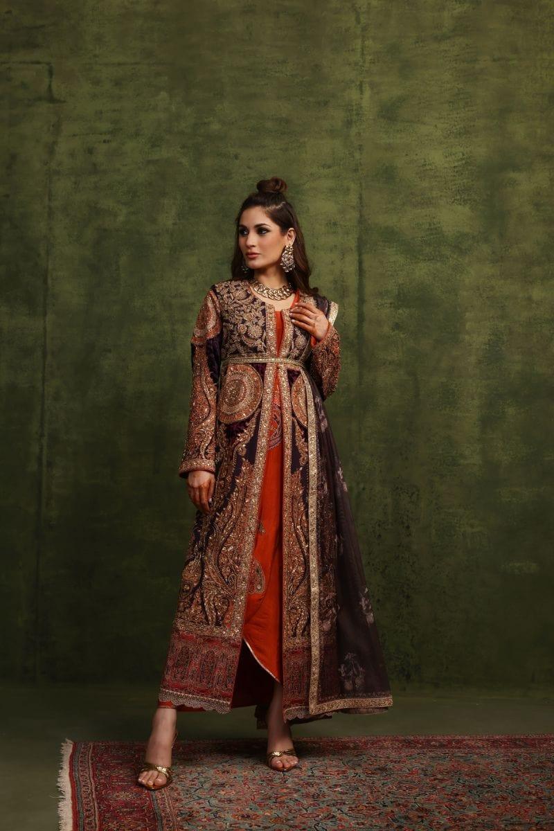 Shamaeel - CE-04 - Palachhi, Silk & Net - 4 Piece - Studio by TCS