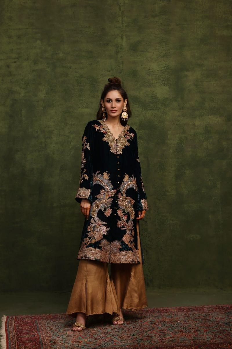 Shamaeel - CE-06 - Velvet & Silk - 2 Piece - Studio by TCS