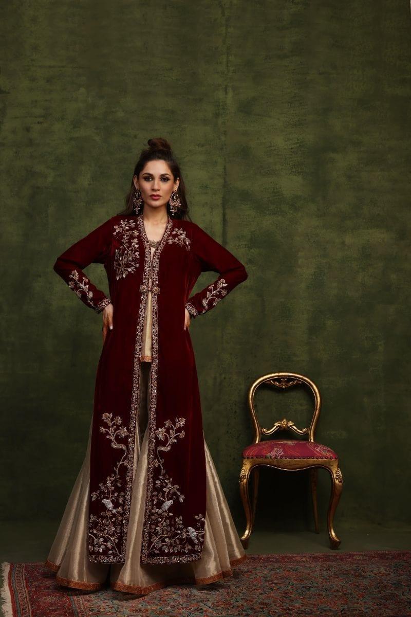 Shamaeel - CE-05 - Velvet & Tissue Silk - 3 Piece - Studio by TCS