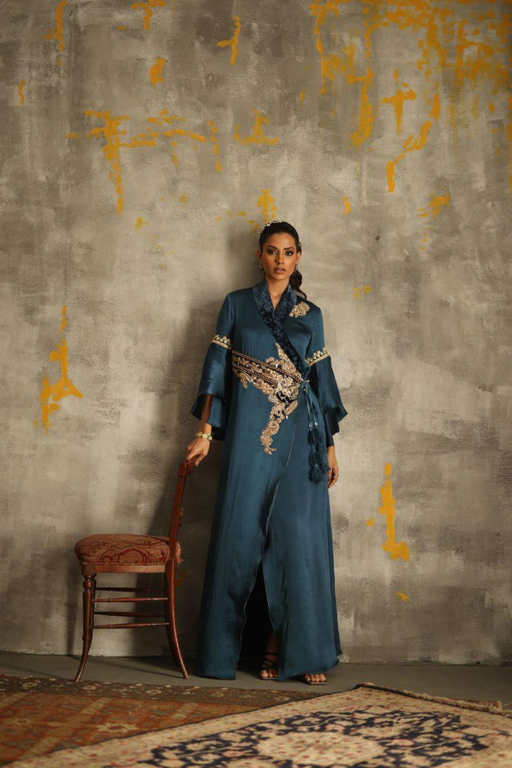 Shamaeel - Azure-3 - Kaftan - Charmuse - 1 Piece