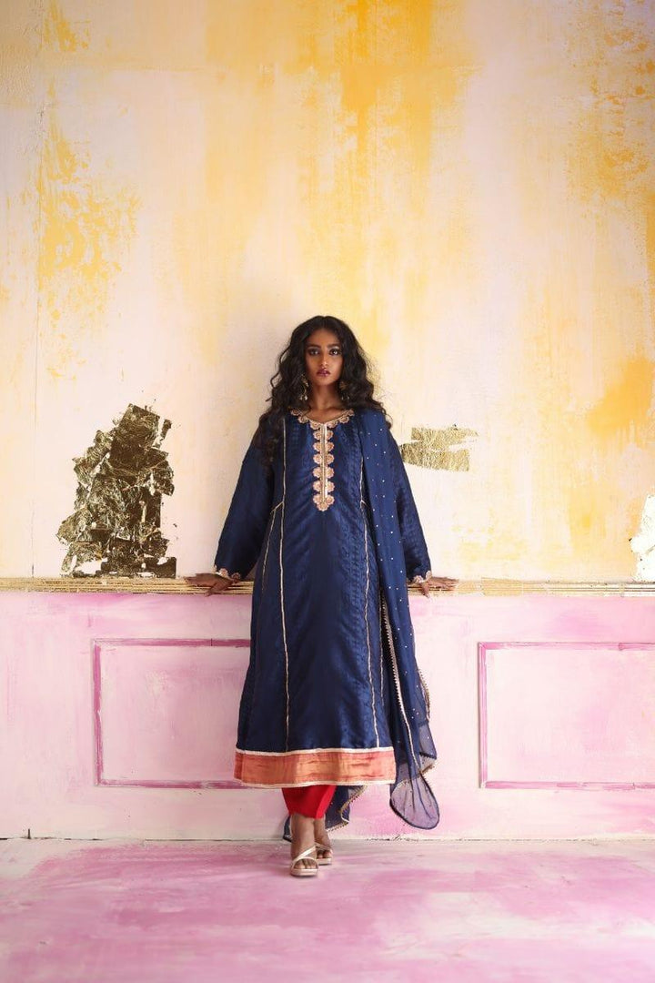 Pinktree - Rani - Resham - Navy Blue - 3 Piece - Studio by TCS