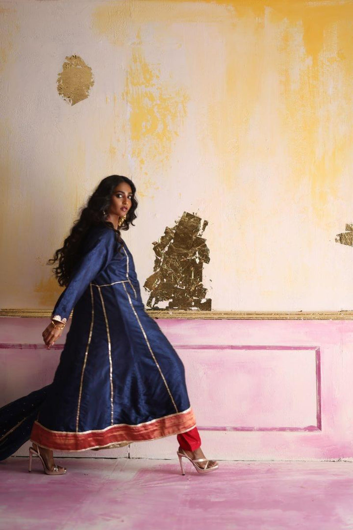 Pinktree - Rani - Resham - Navy Blue - 3 Piece - Studio by TCS