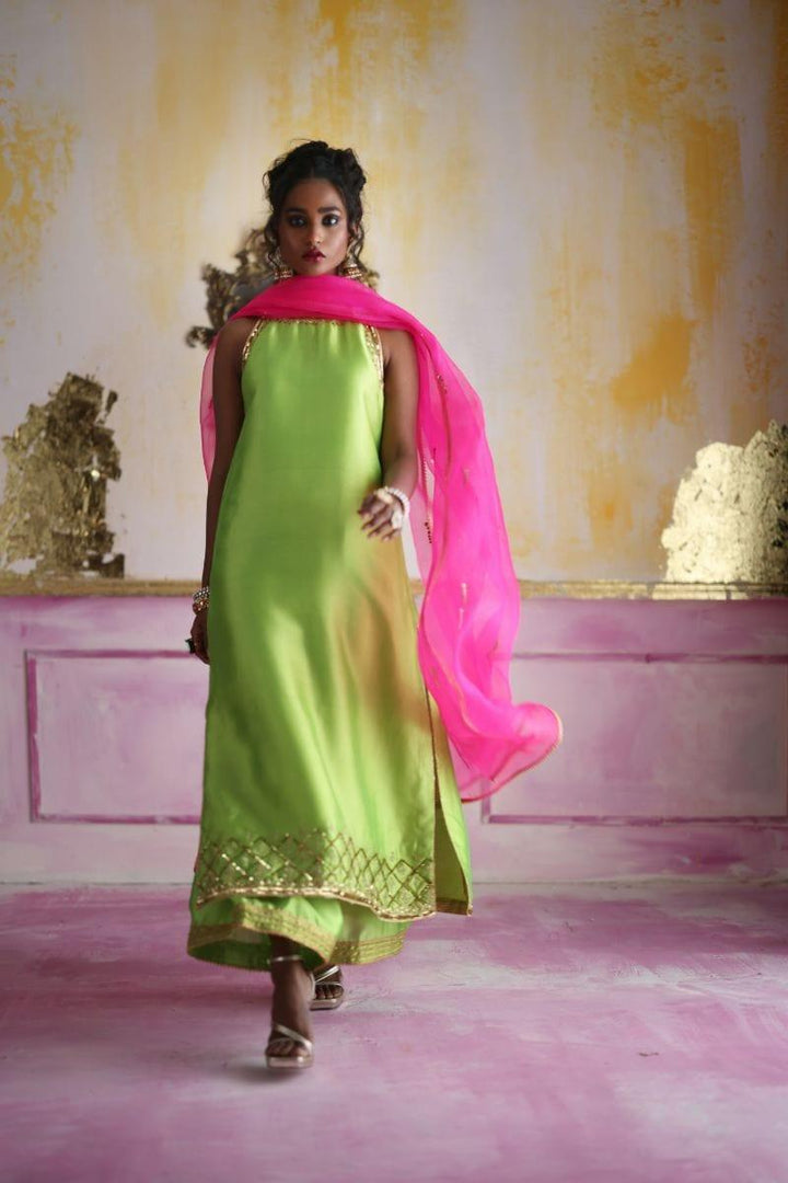 Pinktree - Hot Voodoo - Viscose - Citrus Green - 3 Piece - Studio by TCS