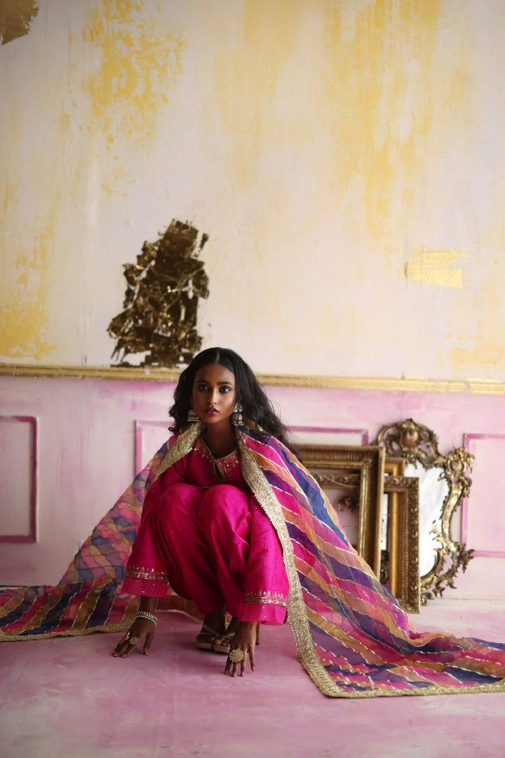 Pinktree - Rose Cliff - Janawar - Hot Pink - 3 Piece - Studio by TCS