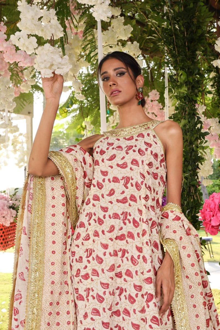 Pinktree - Dazed - Cotton - Red & Gold - 3 Piece - Studio by TCS