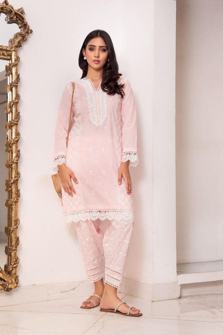 Shehrnaz - SHK- 1126 - 2 Piece - Pink - Studio by TCS