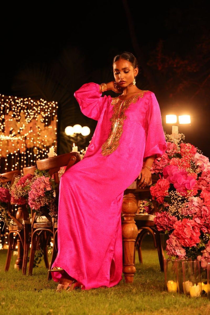 Pinktree - Pink Ruby - Kaftan - Silk - 1 Piece - Studio by TCS