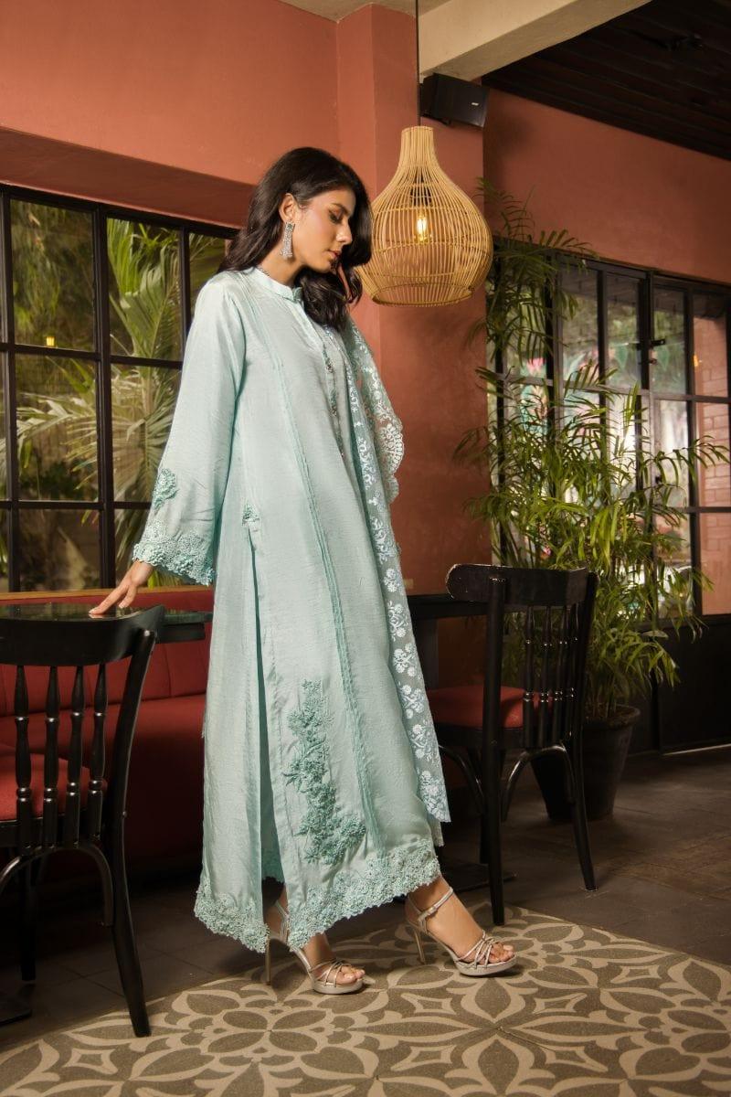 Shehrnaz - SHK-1144 - 3 Piece - Mint - Embroidered - Studio by TCS