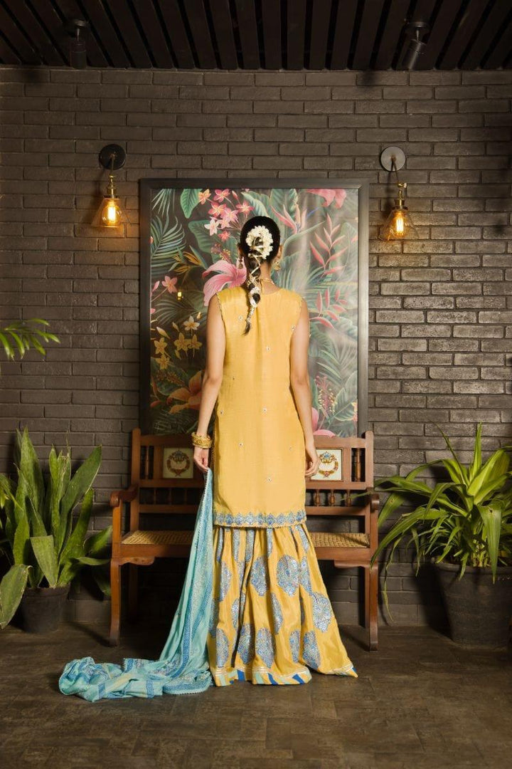 Shehrnaz - SHK-1134 - 3 Piece - Mustard - Studio by TCS