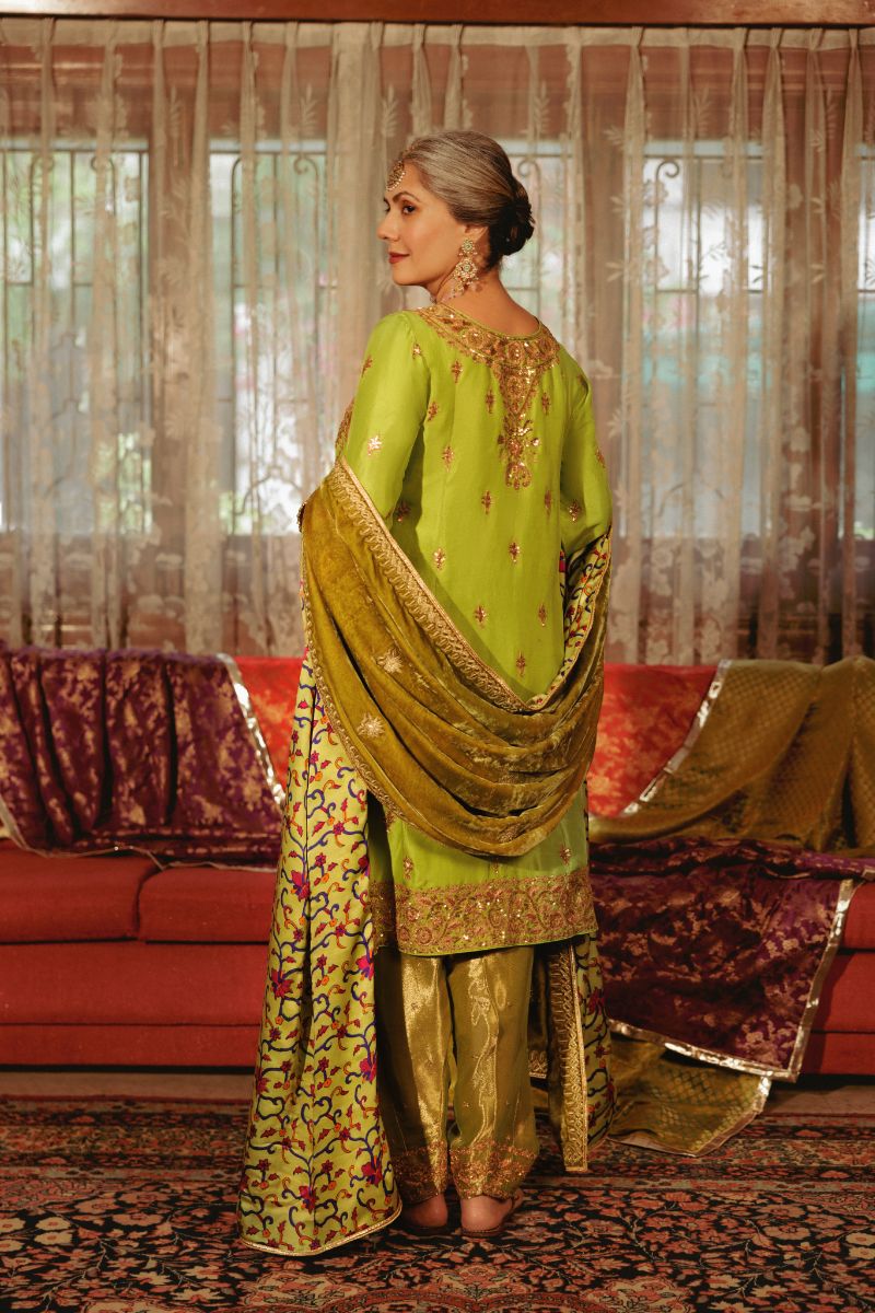 Pinktree - Citrus glory (2) - Silk - Citrus Green - 3 Piece