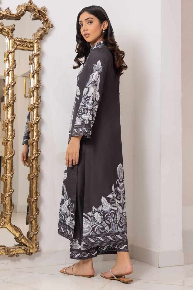 Shehrnaz - SHK-1155 - 2 Piece - Black - Crepe silk - Studio by TCS