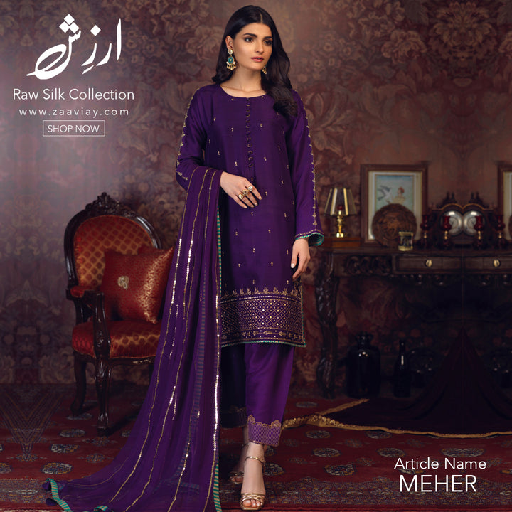 Zaaviay - Meher - 3 Piece