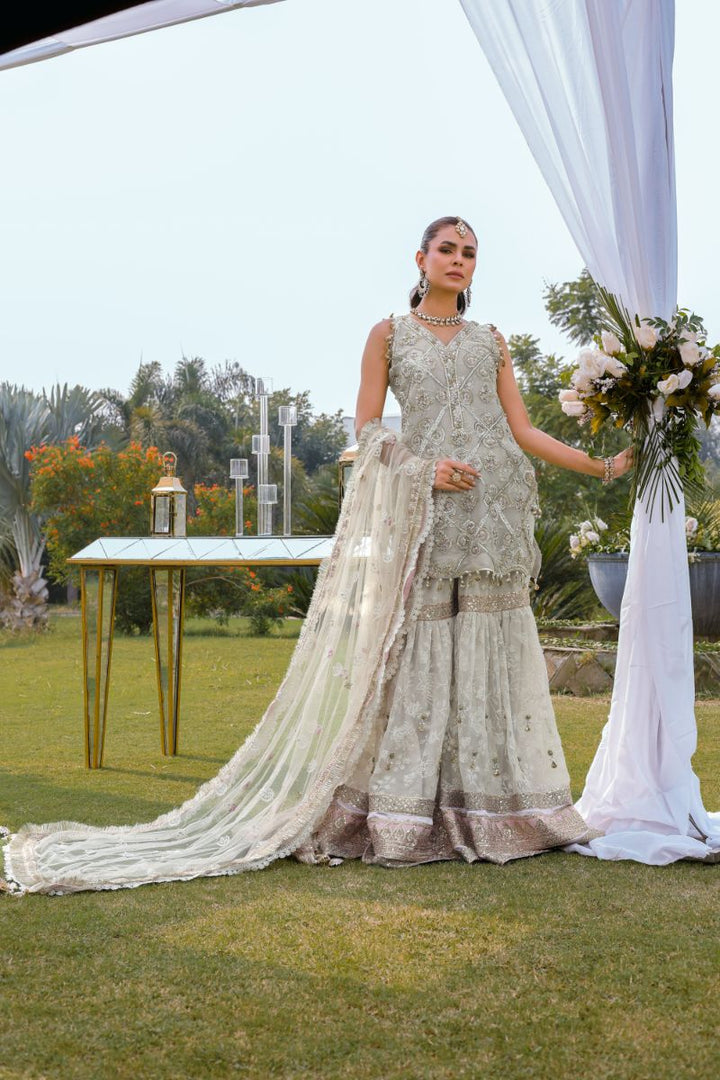 Reema Ahsan - Rameen - Organza - Ivory  - 3 Piece