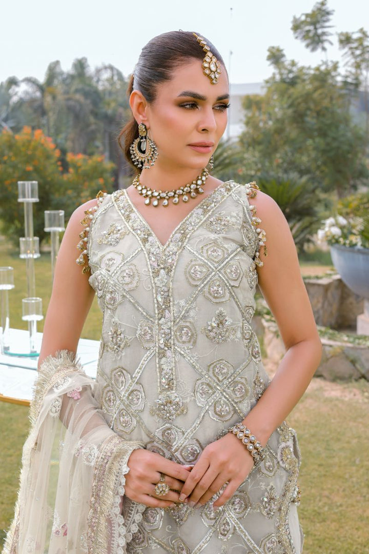 Reema Ahsan - Rameen - Organza - Ivory  - 3 Piece