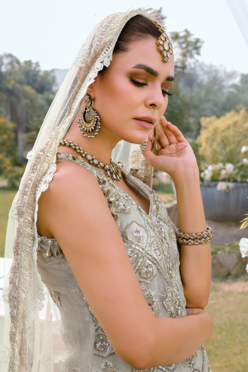 Reema Ahsan - Rameen - Organza - Ivory  - 3 Piece