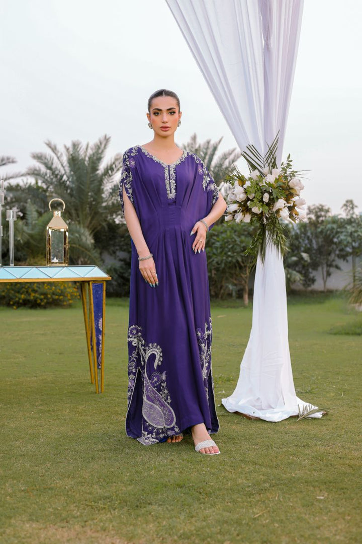 Reema Ahsan - Sian - Raw Silk - Purple - 1 Piece