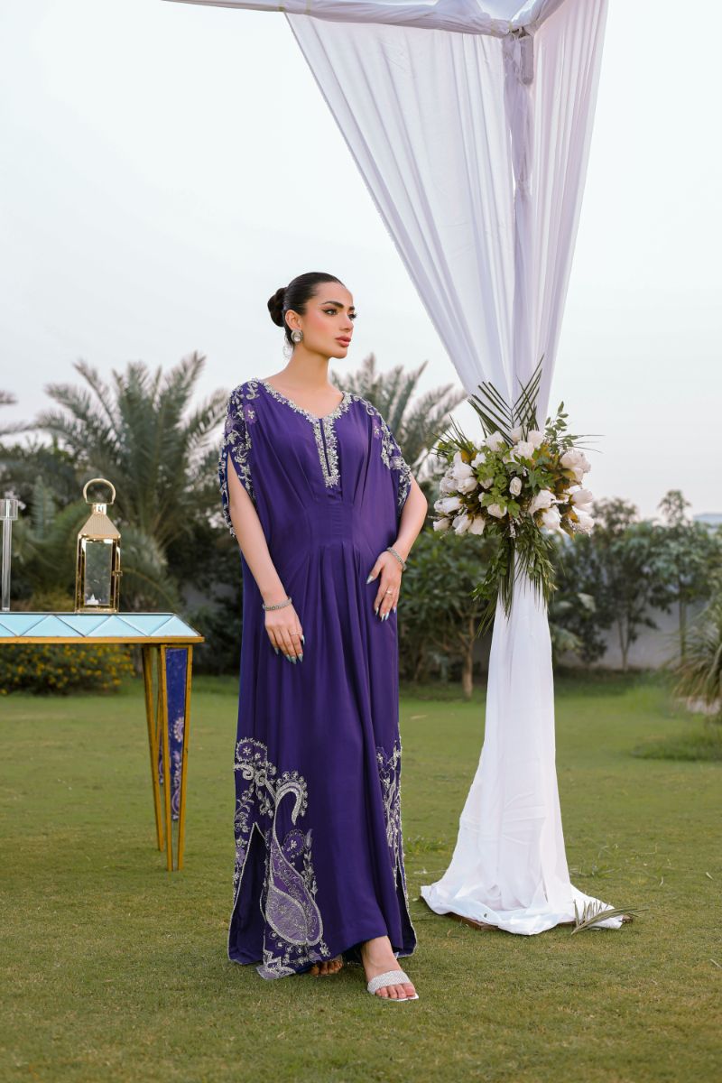 Reema Ahsan - Sian - Raw Silk - Purple - 1 Piece