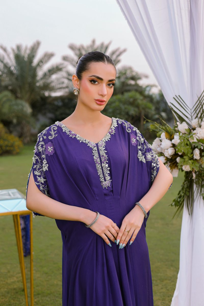 Reema Ahsan - Sian - Raw Silk - Purple - 1 Piece