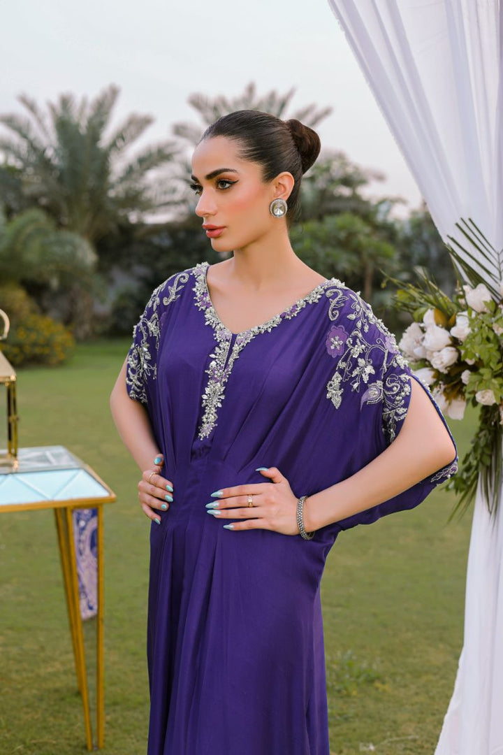 Reema Ahsan - Sian - Raw Silk - Purple - 1 Piece