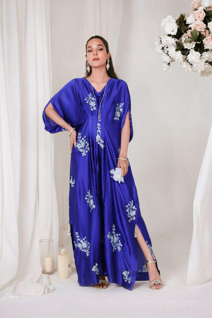 Reema Ahsan - RIJA - Shamose silk  - Electric blue  - 1 Piece