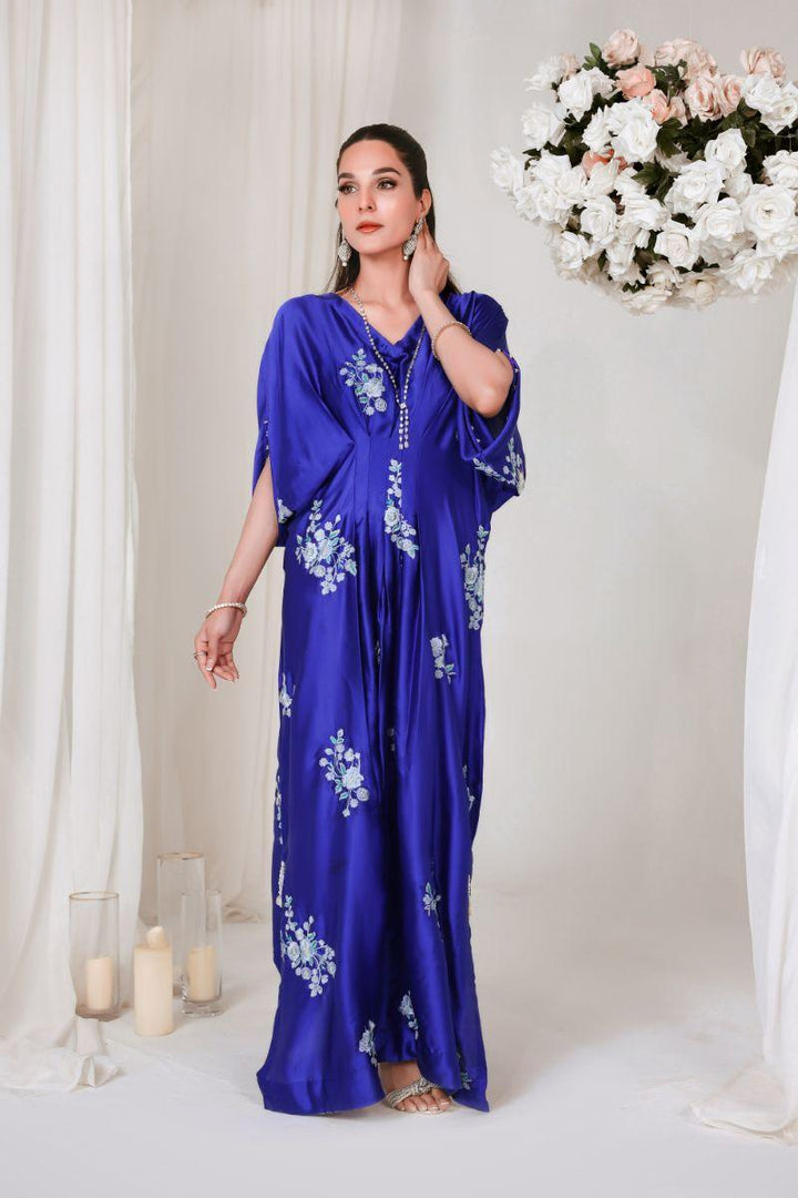 Reema Ahsan - RIJA - Shamose silk  - Electric blue  - 1 Piece