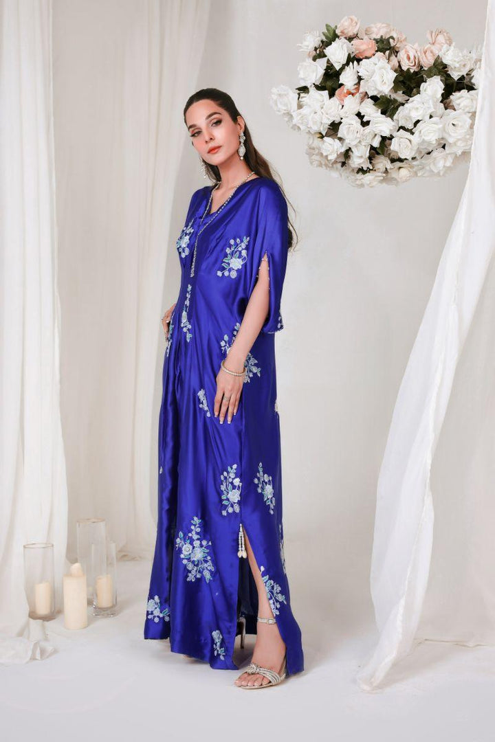 Reema Ahsan - RIJA - Shamose silk  - Electric blue  - 1 Piece