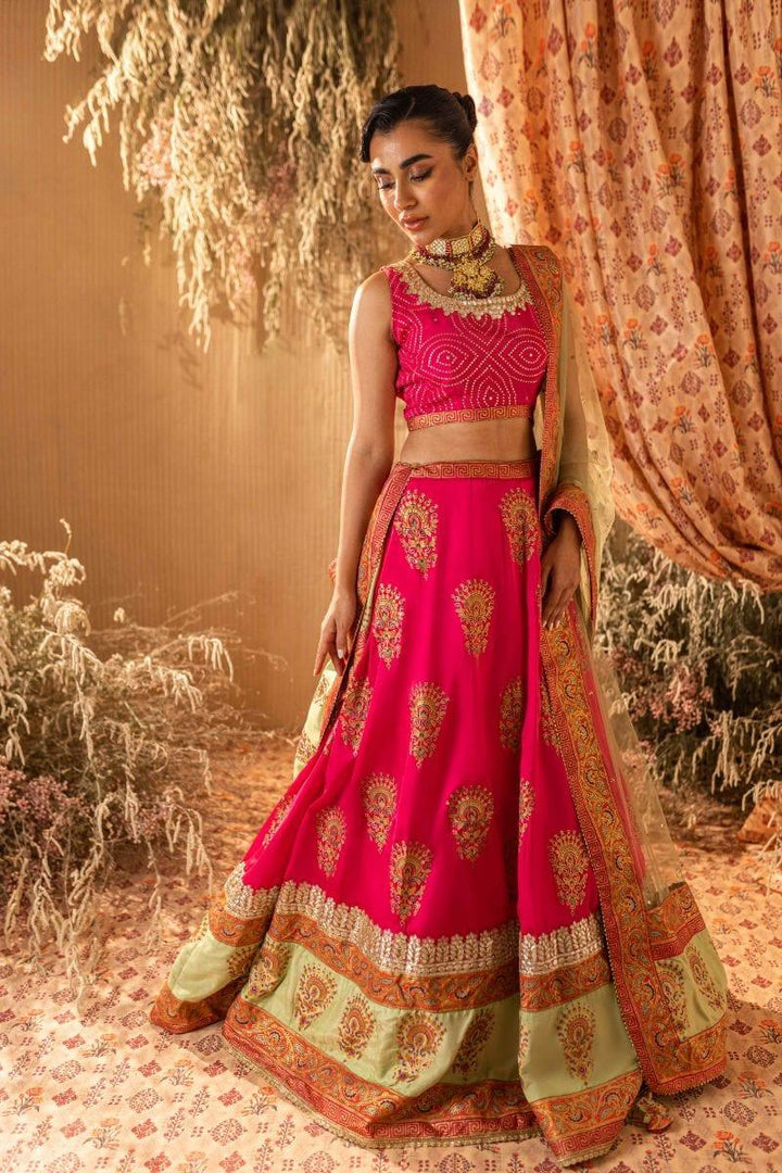 Shehrnaz - SHK-1210 - sona - Pink - Mukesh - 3 Piece - Studio by TCS