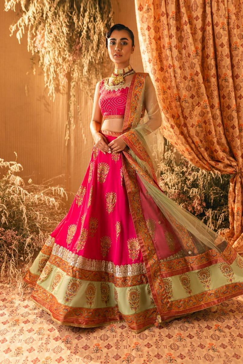 Shehrnaz - SHK-1210 - sona - Pink - Mukesh - 3 Piece - Studio by TCS