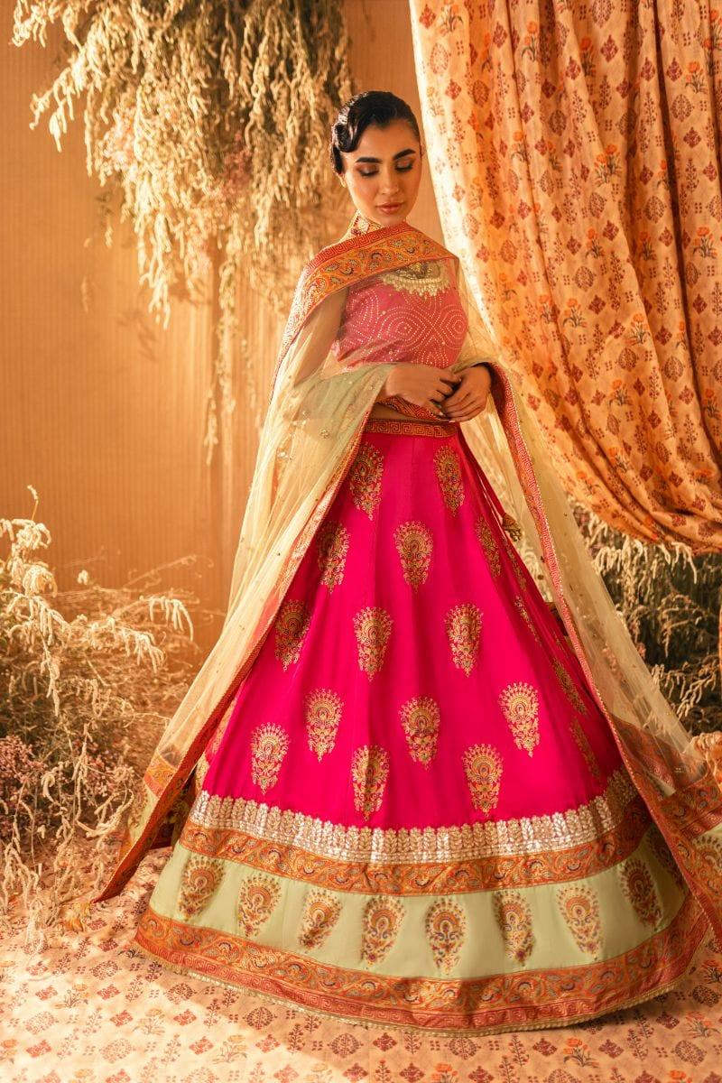 Shehrnaz - SHK-1210 - sona - Pink - Mukesh - 3 Piece - Studio by TCS