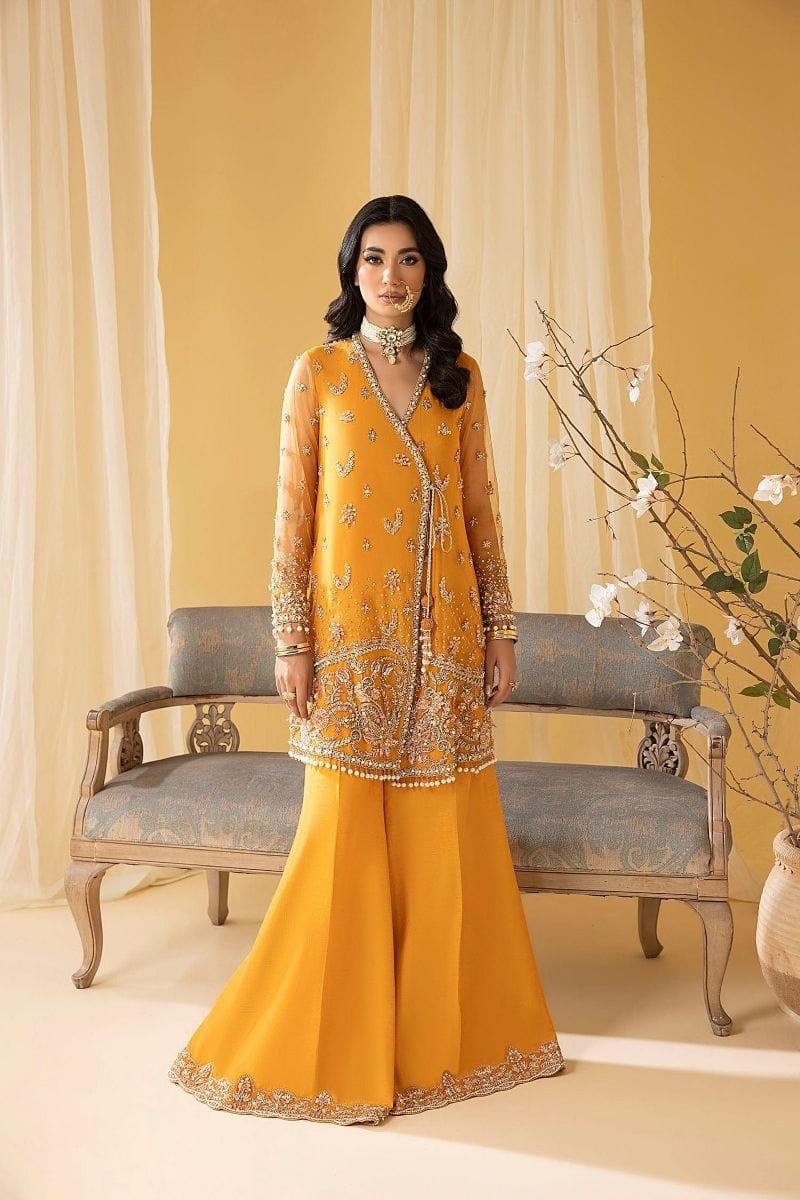 Nuriyaa - AMBER - Net Cotton - Orange - 3 Piece - Studio by TCS