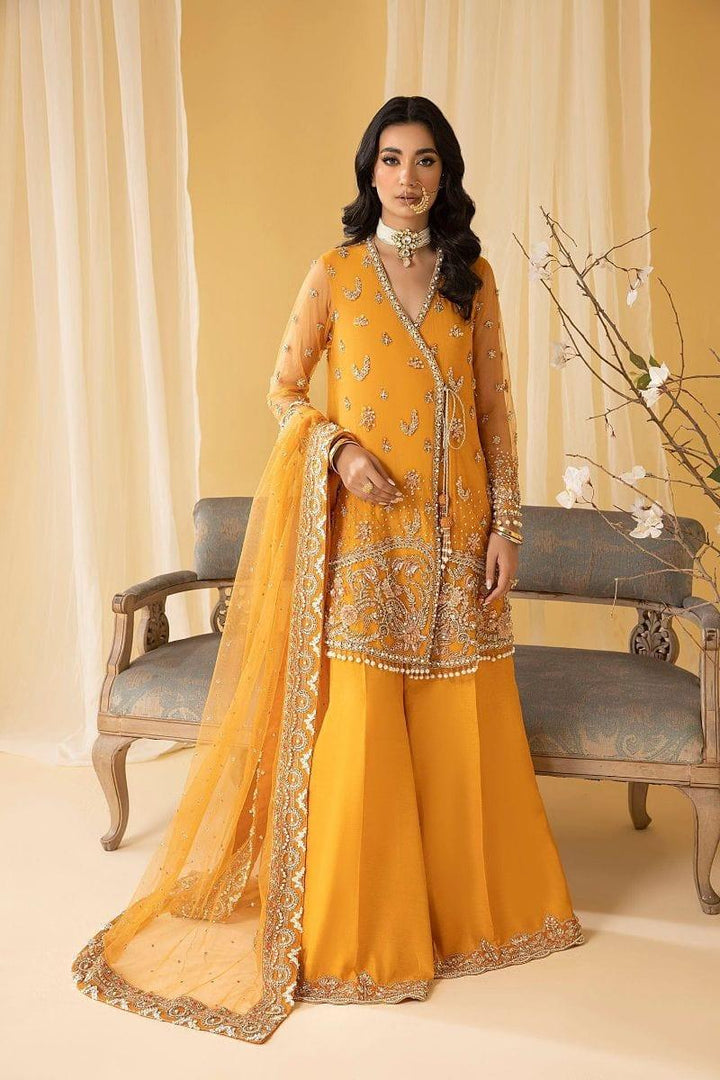 Nuriyaa - AMBER - Net Cotton - Orange - 3 Piece - Studio by TCS