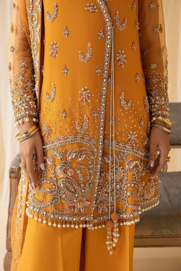 Nuriyaa - AMBER - Net Cotton - Orange - 3 Piece - Studio by TCS