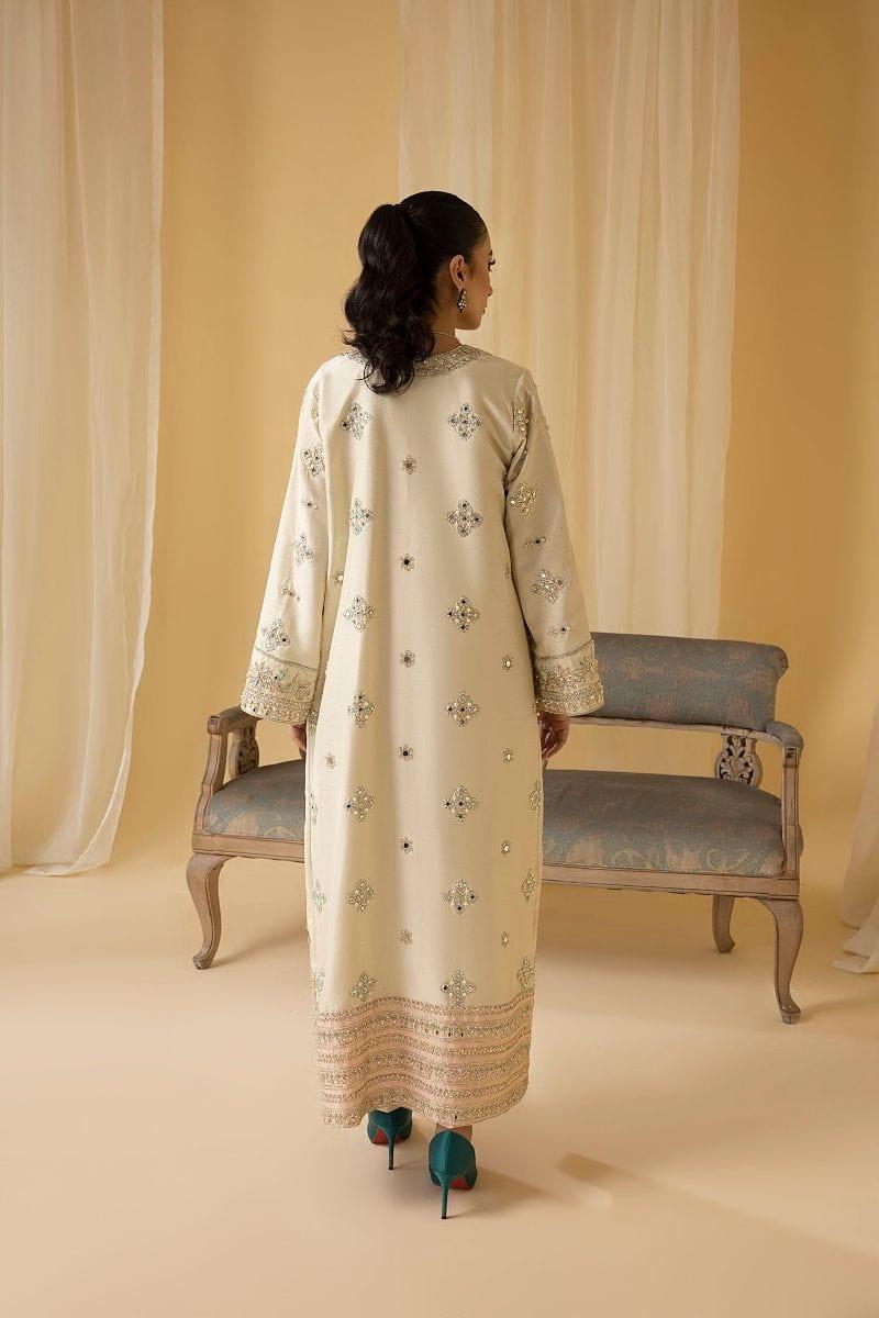 Nuriyaa - IRIS - Silk - Ivory - 4 Piece - Studio by TCS