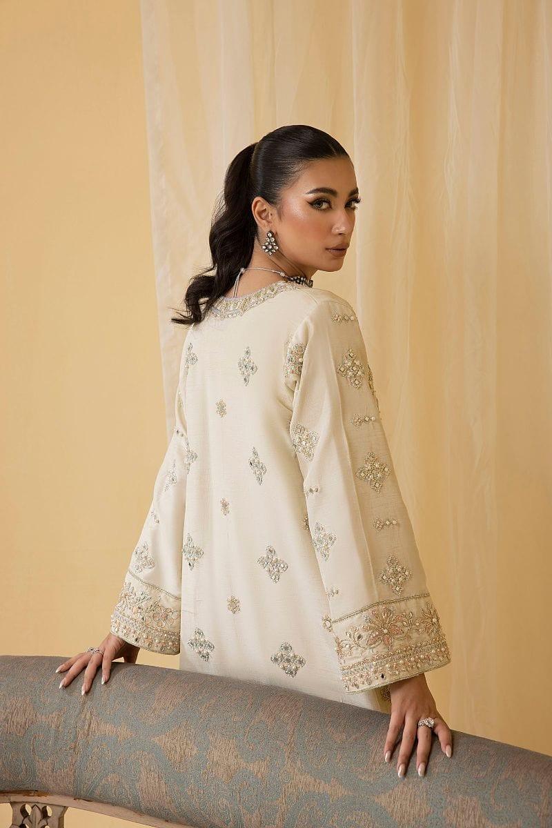 Nuriyaa - IRIS - Silk - Ivory - 4 Piece - Studio by TCS