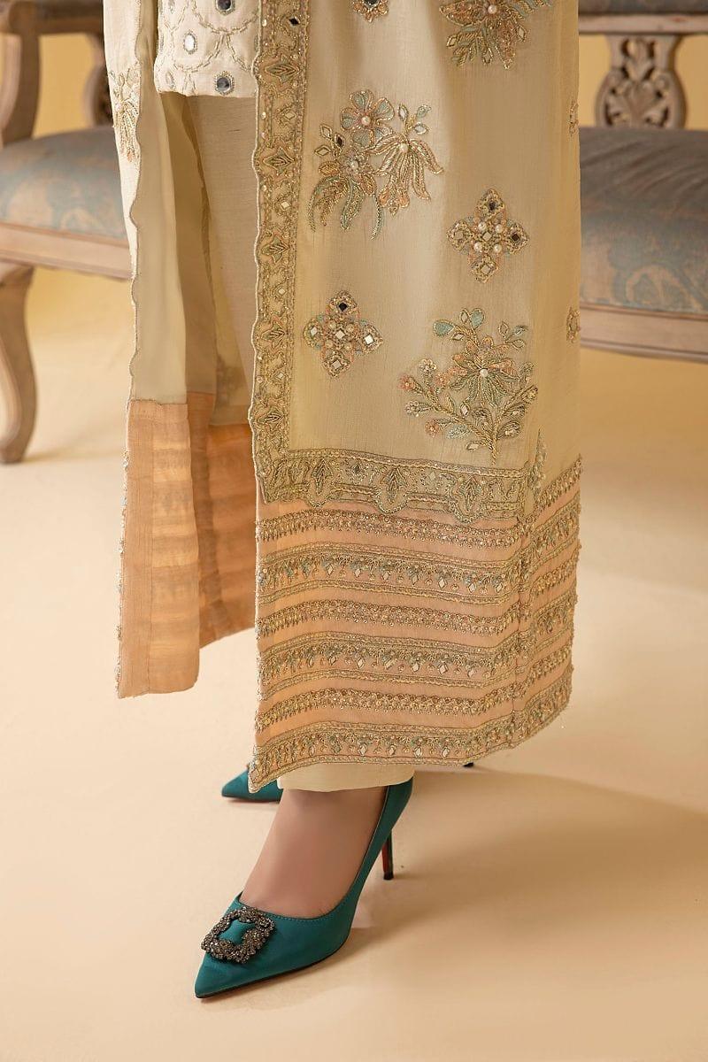 Nuriyaa - IRIS - Silk - Ivory - 4 Piece - Studio by TCS