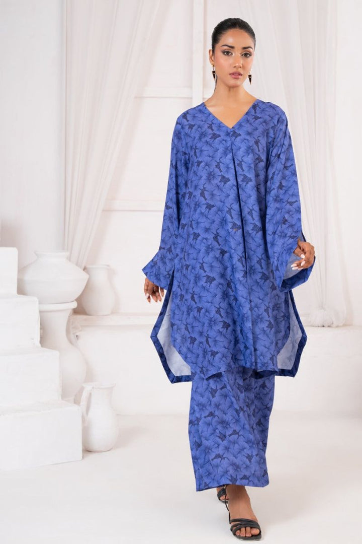 Ayla Studio - Midnight Lilies - Georgette - Blue & Cobalt Blue - 2 Piece