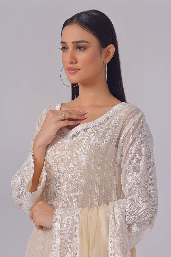 Rizwan Beyg Design - Rahima - Cotton - White - 2 Piece