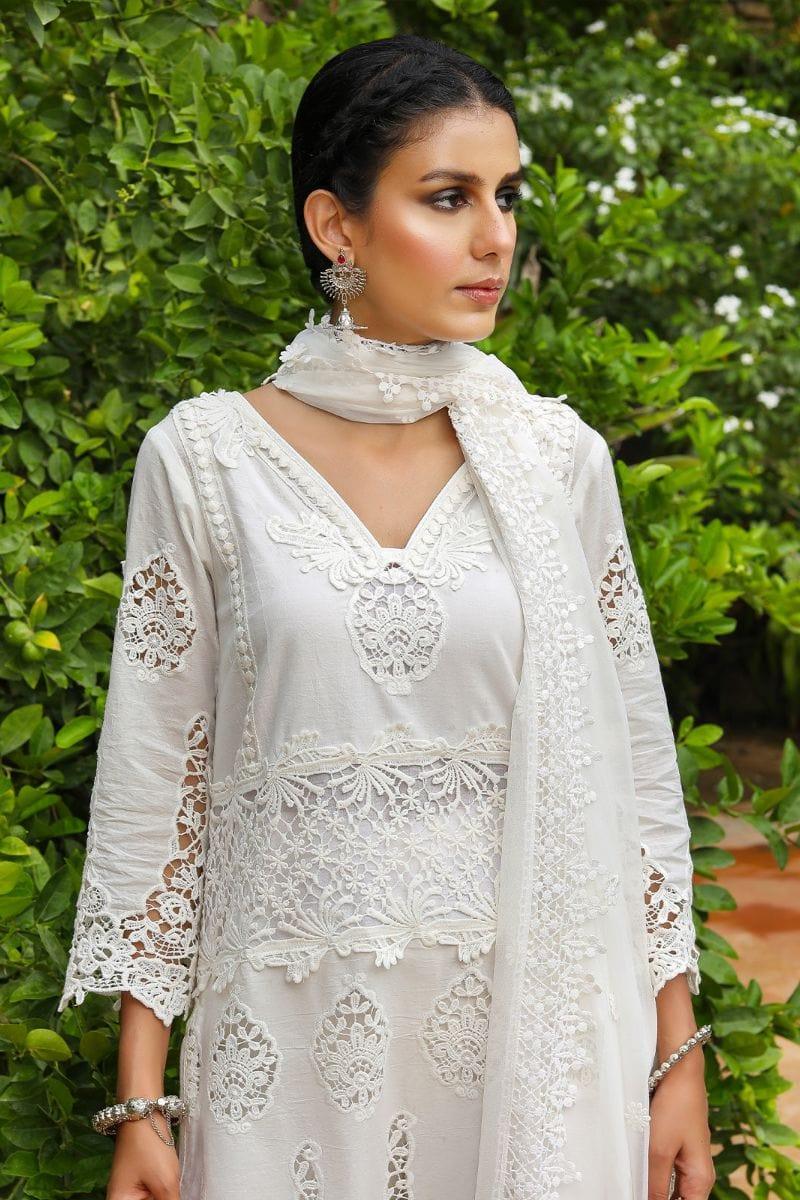 Rizwan Beyg - Emma - Cotton - White - 2 Piece - Studio by TCS